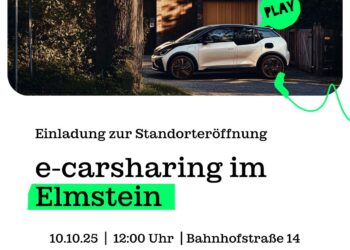 Feierliche Einweihung der ersten öffentlichen Ladesäule in Elmstein