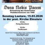 Einweihung des historischen Pedalharmoniums von 1906.