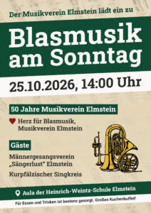 50 Jahre Musikverein Elmstein - Blasmusik am Sonntag