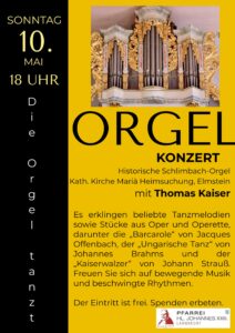 Orgelkonzert mit Thomas Kaiser - Die Orgel tanzt
